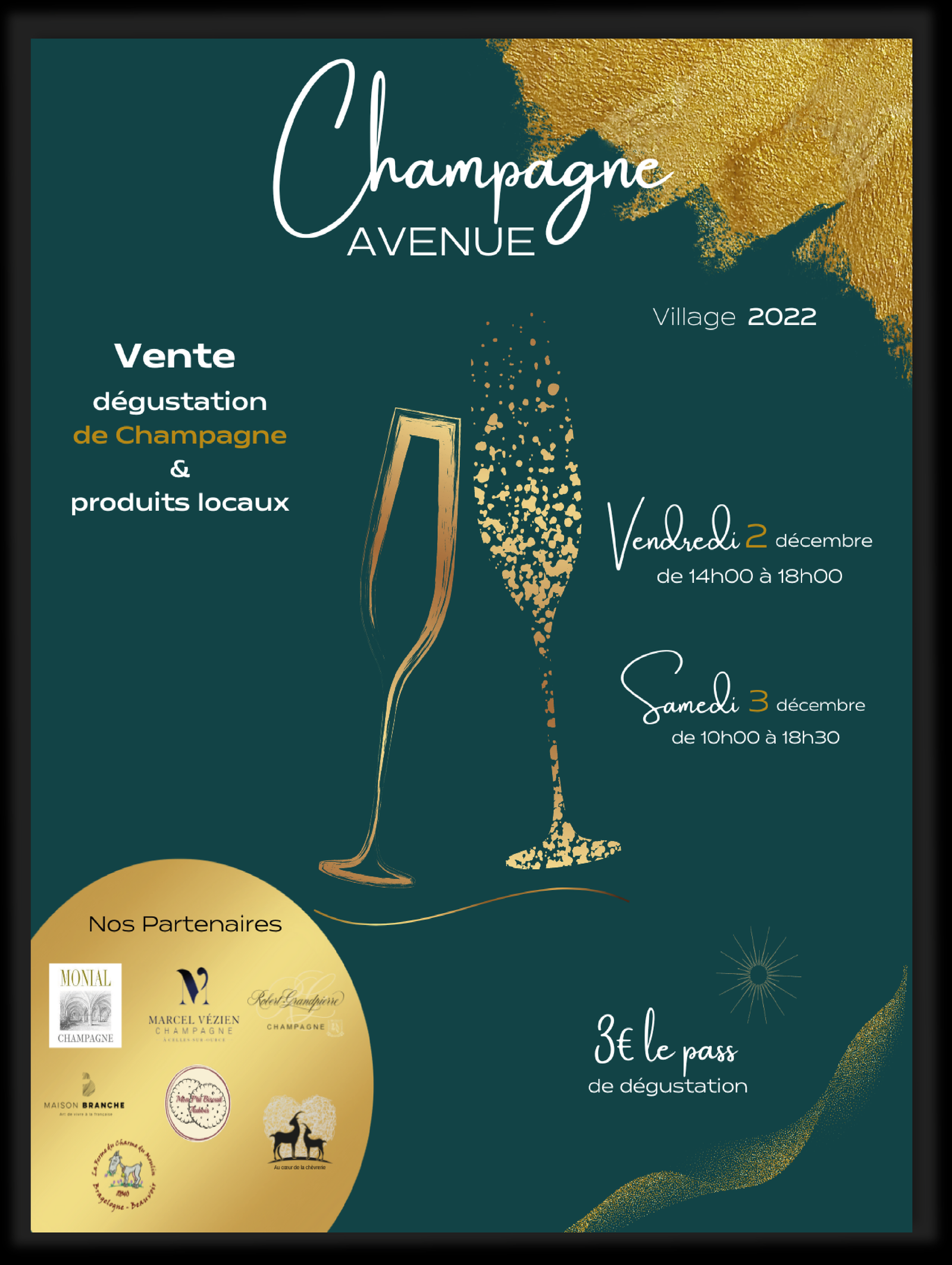 Flyer pour un évènement